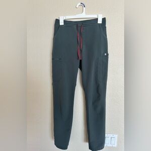 FIGS Women's Yola Skinny Scrub Pants, high-waisted yoga waistband xs